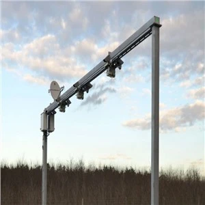 Čelična cesta CCTV kamera Prometni stup za praćenje 6m